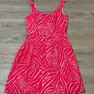 Lilly Pulitzer Pink and White Patterned Dress